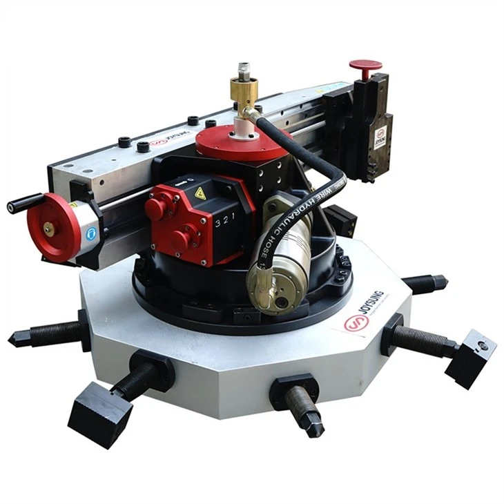 Joysung Portable Flange Facing Machine FDG2000 dalam Proyek Situ Machining Water Convervancy