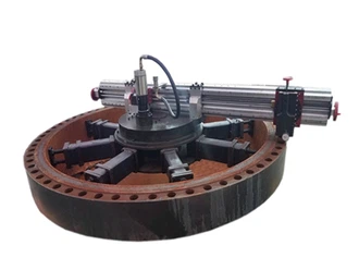 Pentingnya mesin menghadap flensa portabel dalam pemesinan di tempat